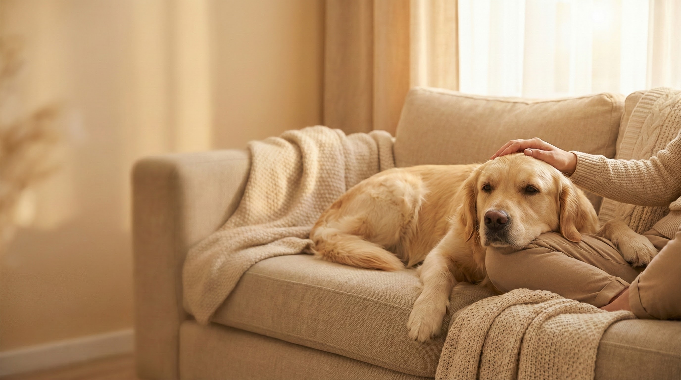Relaxed dog